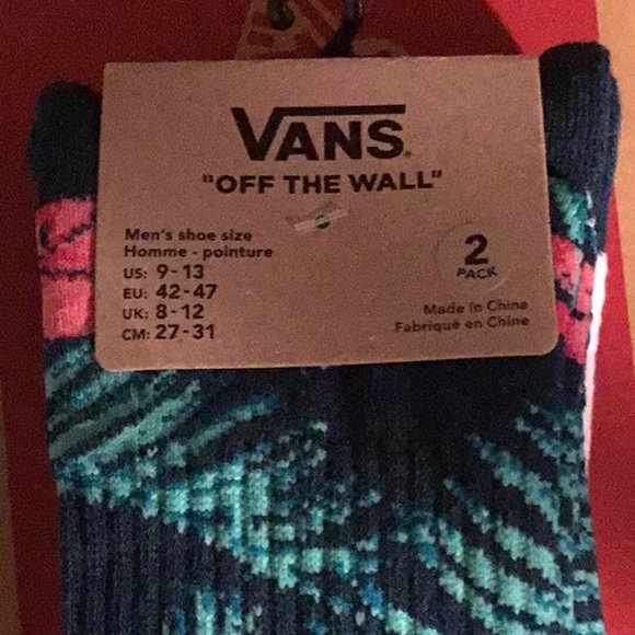 Deadstock- New men’s Vans socks 2 pack - Picture 4 of 4